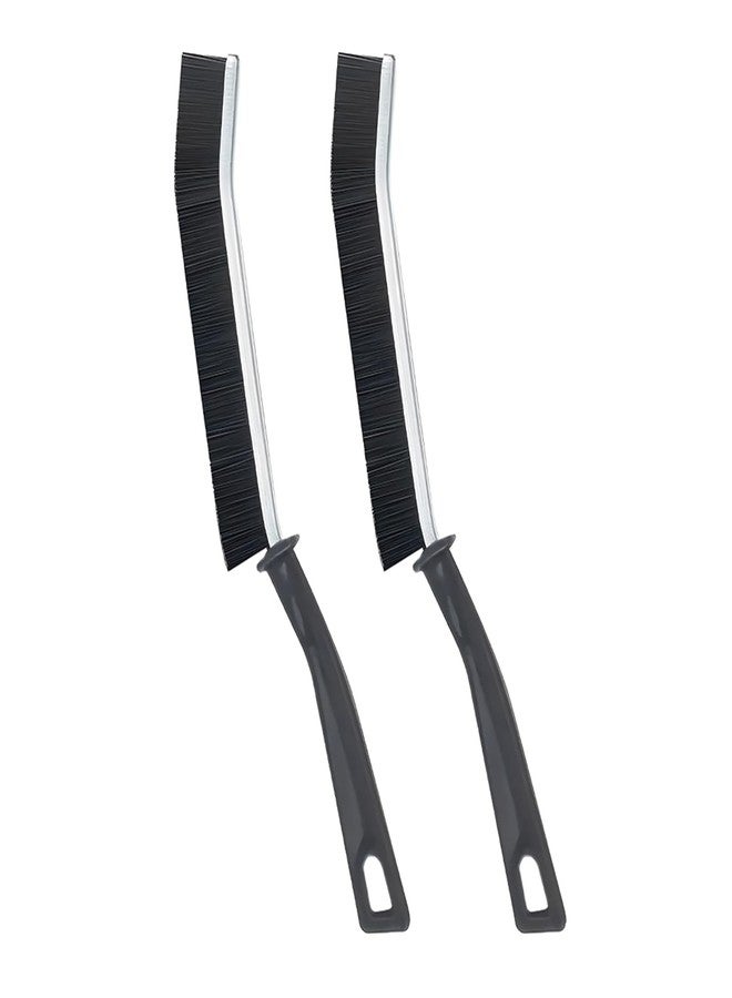 Vexton 2PC Hard Bristle Plastic Crevice Mini Gap Cleaning Brush Set for Bathroom, Kitchen, Tiles, Window Slot, Dead Corner - Image 1